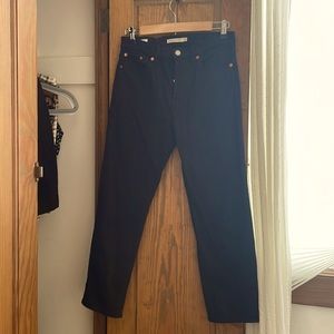 Levi’s Wedgie Straight - Black - Size 26